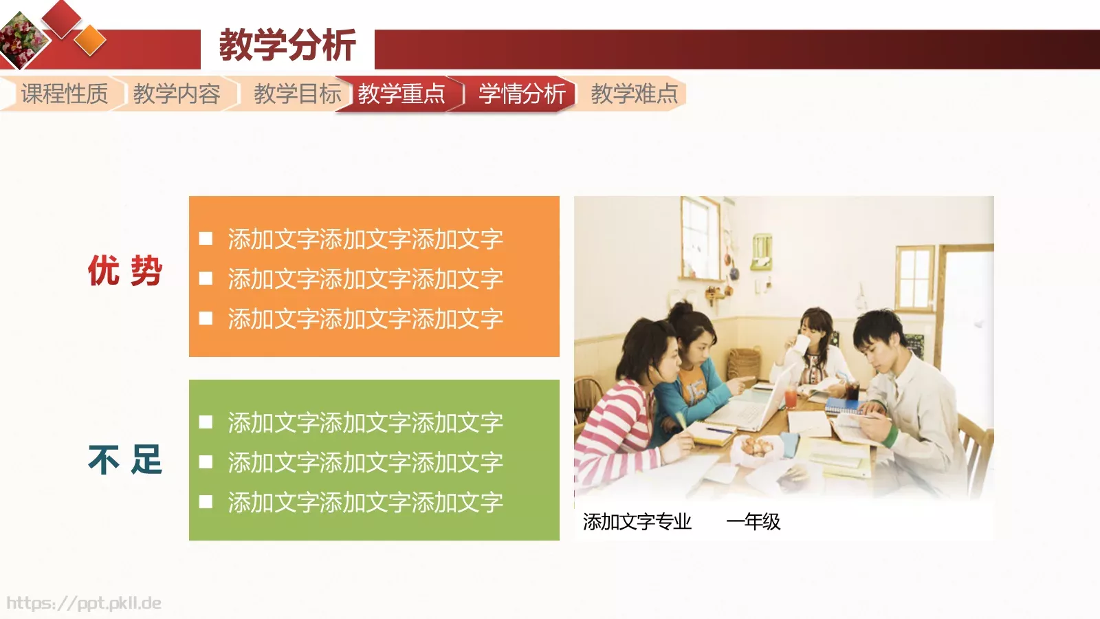 信息化教学大赛教学说课PPT模板 第 8 页预览图