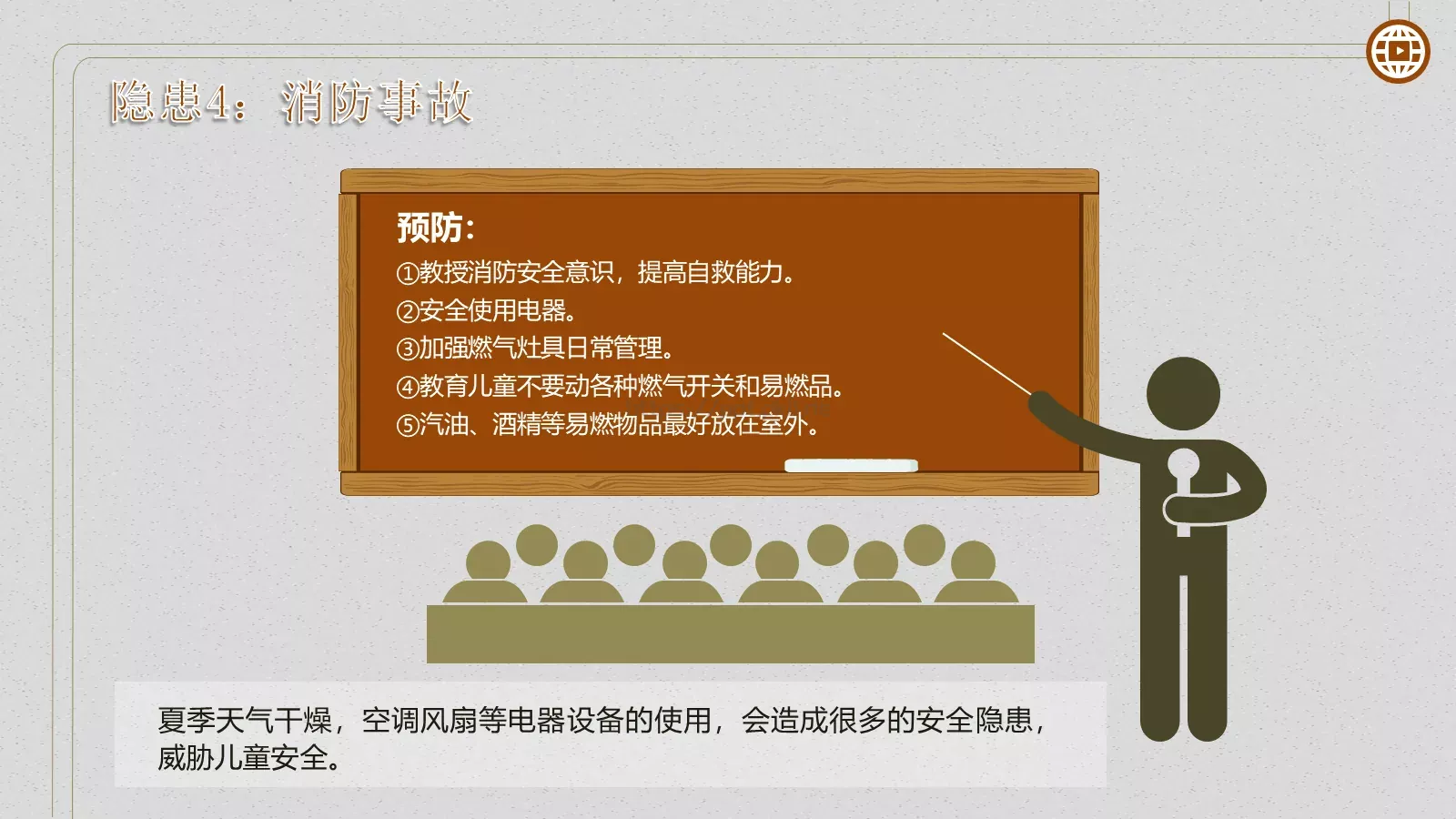 儿童暑期安全教育培训PPT模板 第 11 页预览图