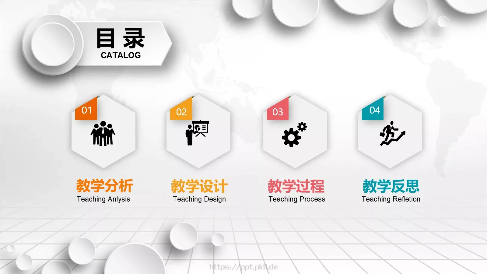 教学设计完整框架PPT模板 第 2 页缩略图