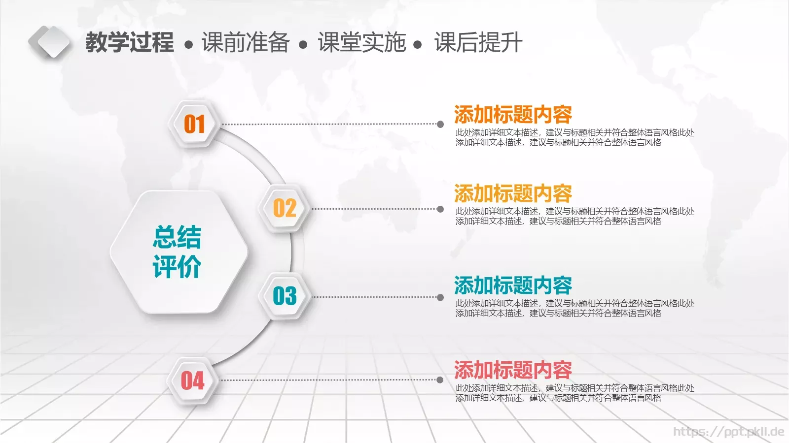教学设计完整框架PPT模板 第 26 页预览图