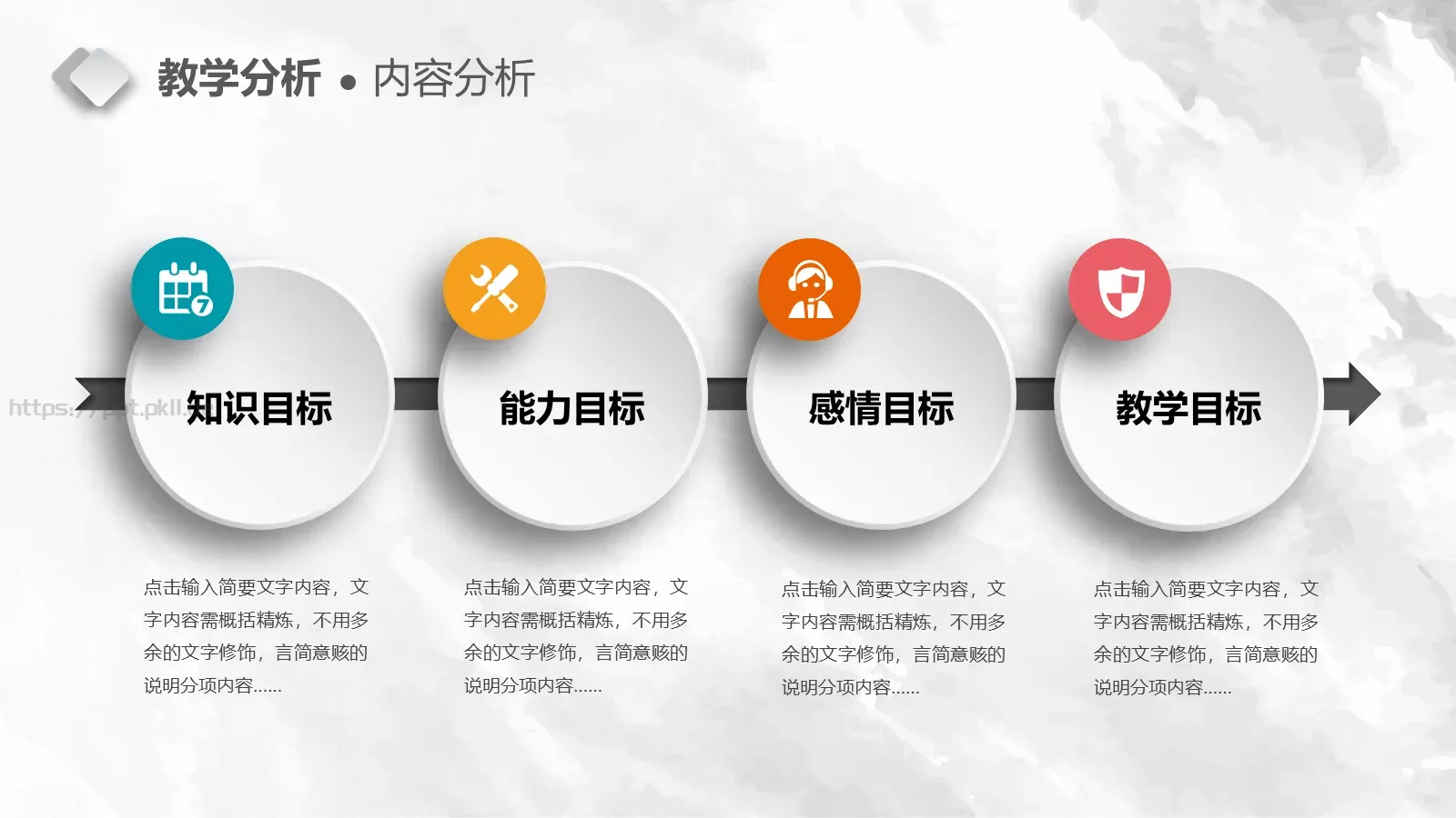 教学说课完整框架PPT模板 第 6 页预览图