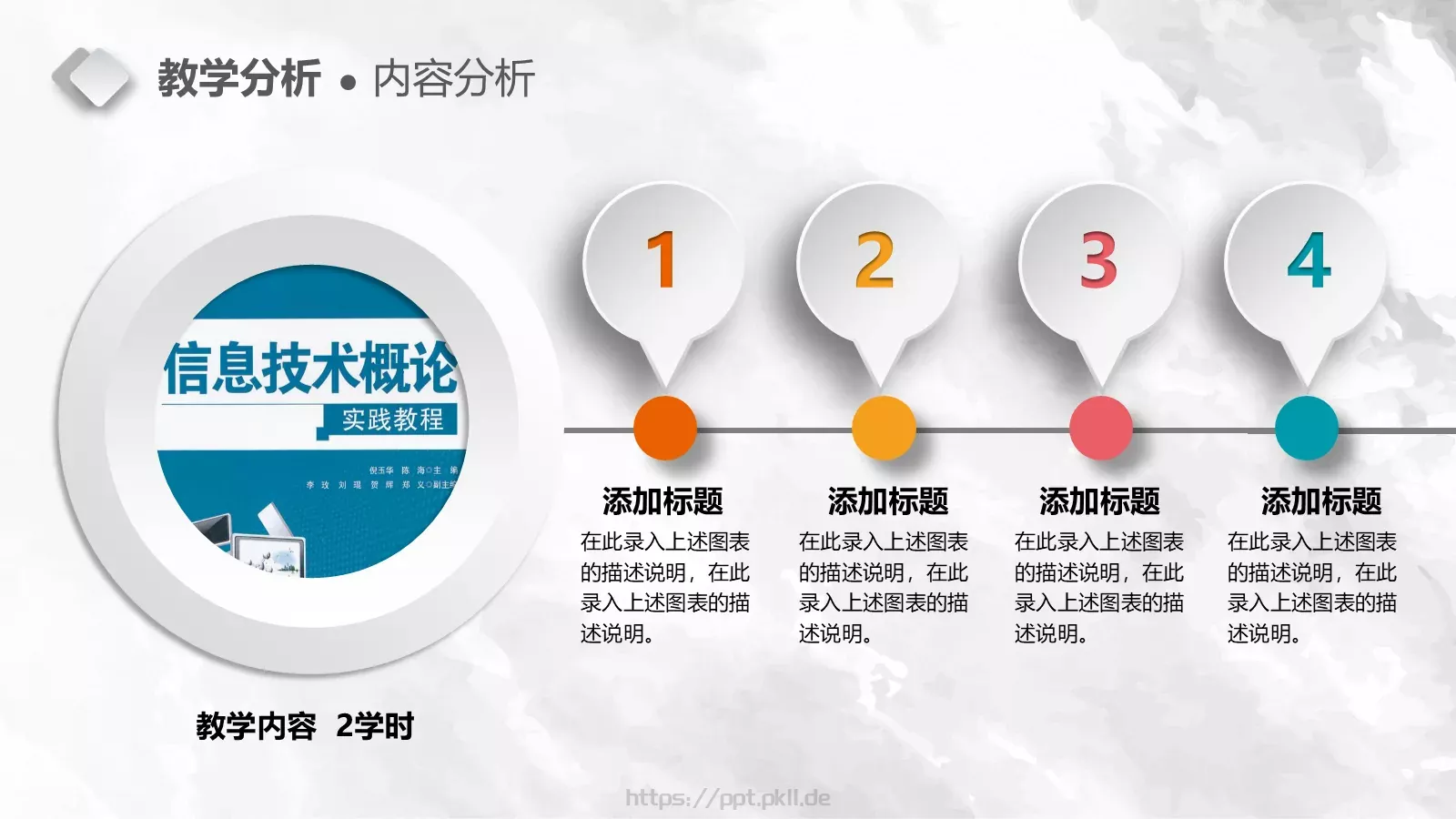 教学说课完整框架PPT模板 第 5 页预览图