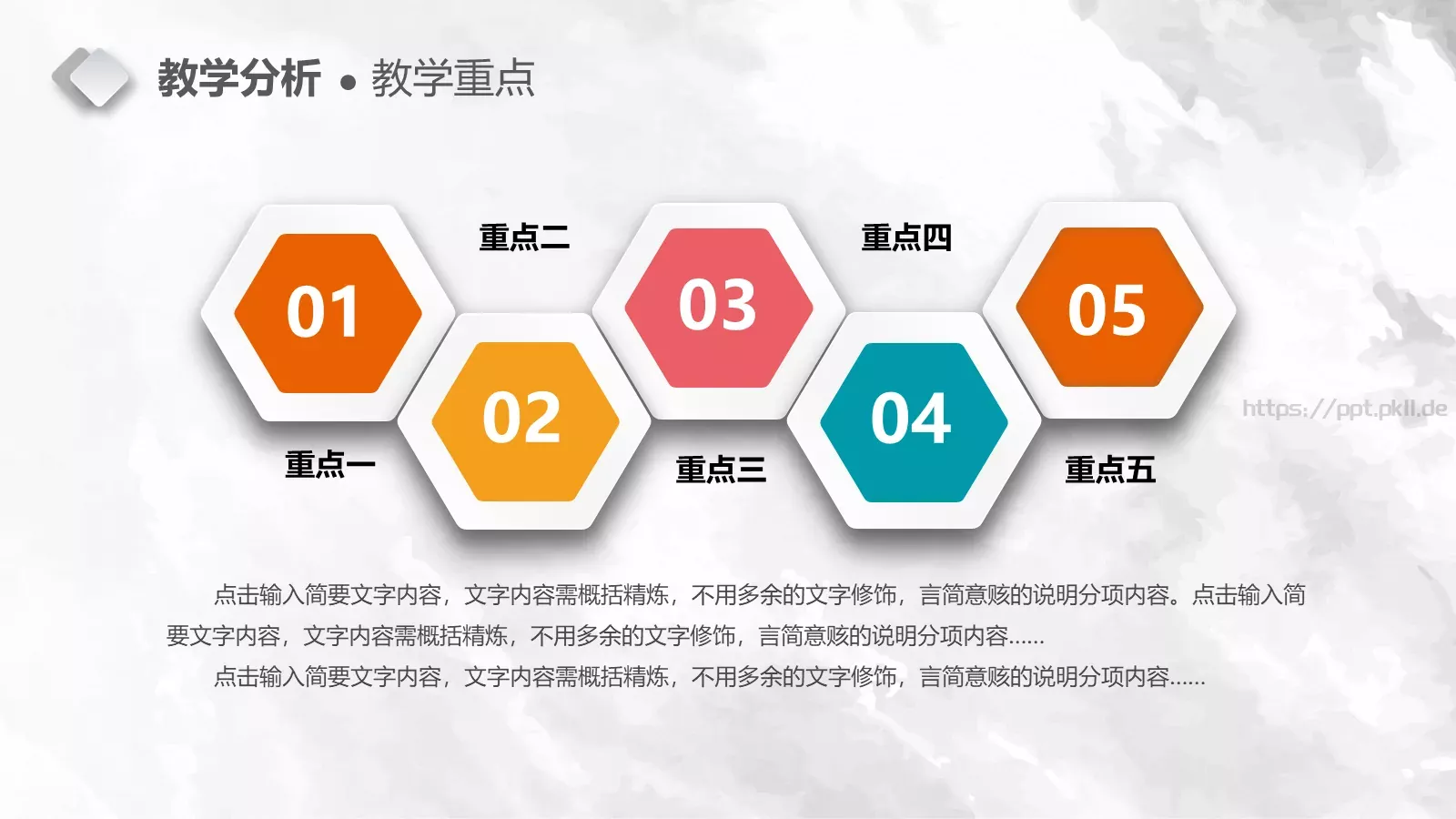 教学说课完整框架PPT模板 第 7 页预览图