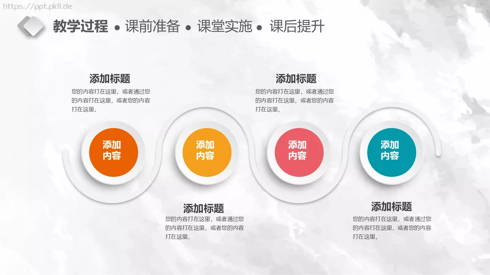 教学说课完整框架PPT模板 第 15 页预览图