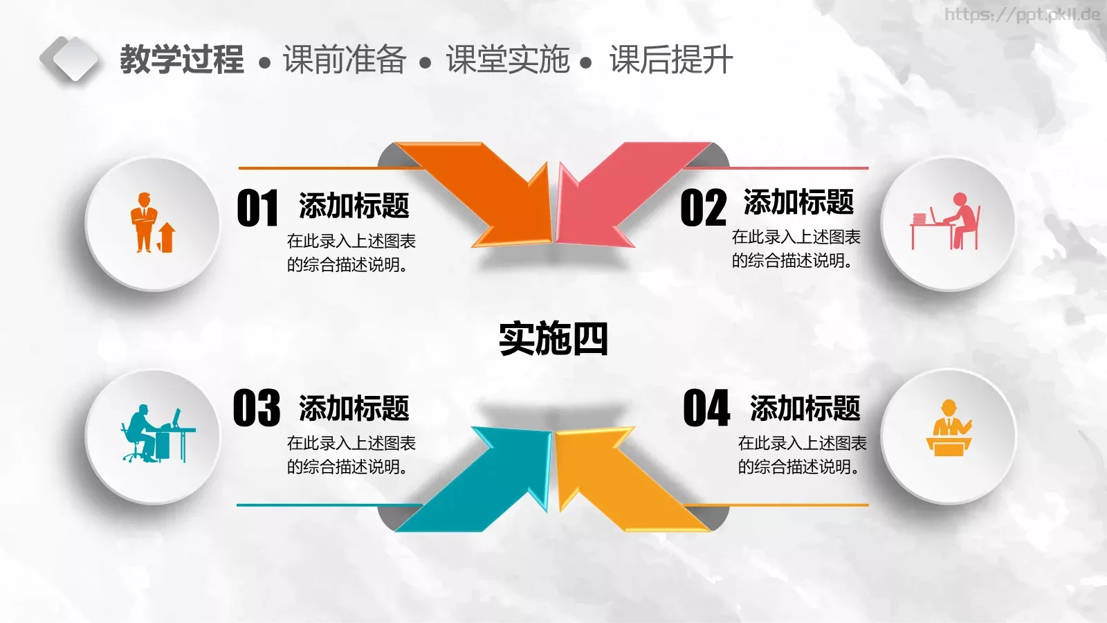 教学说课完整框架PPT模板 第 24 页预览图