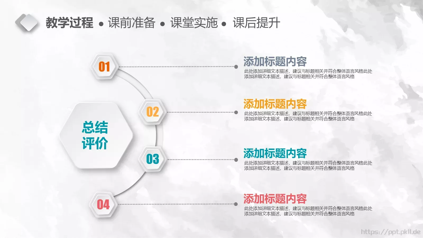 教学说课完整框架PPT模板 第 26 页预览图