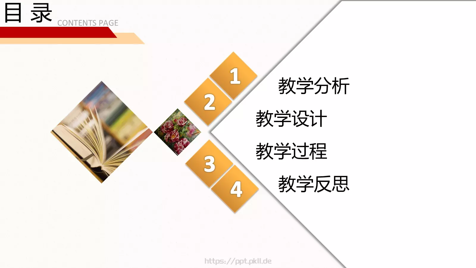 教学说课课件培训模板 第 2 页缩略图