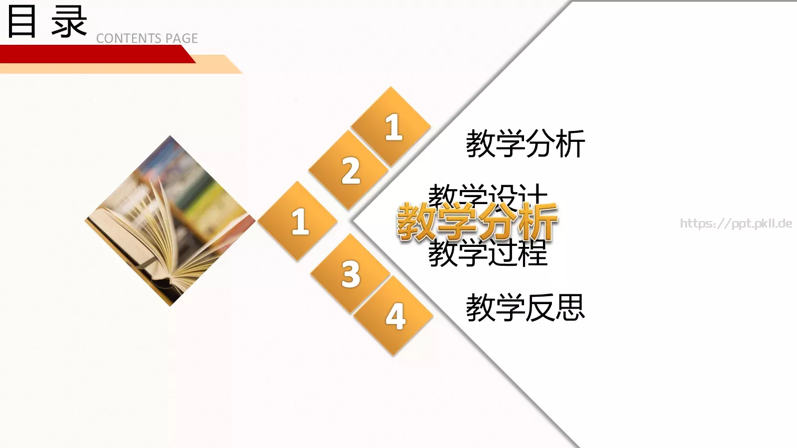 教学说课课件培训模板 第 3 页缩略图