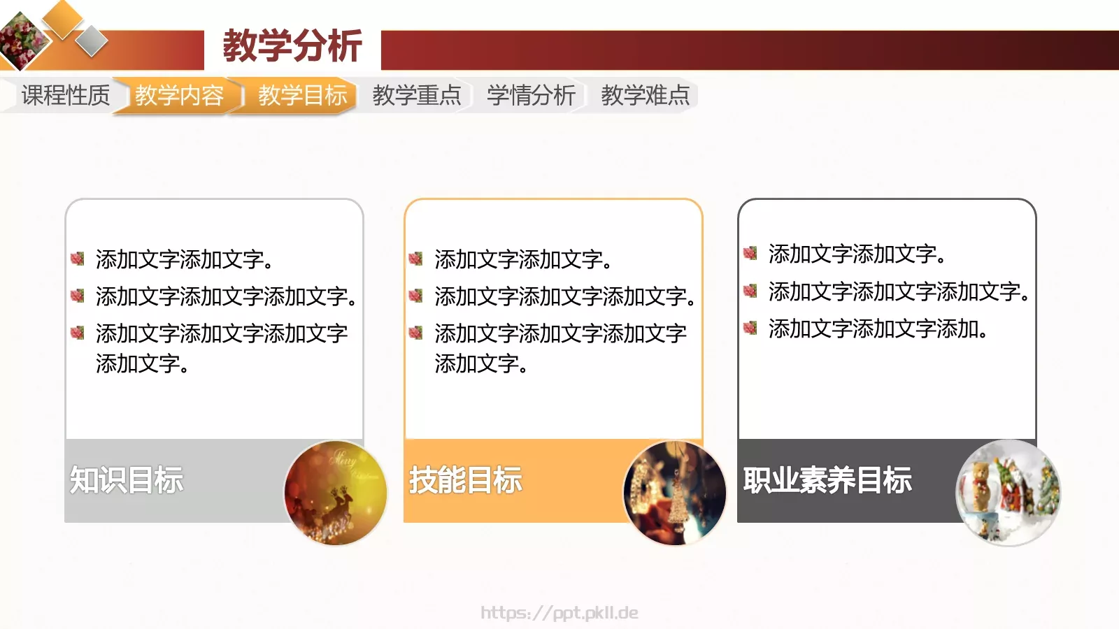 教学说课课件培训模板 第 6 页预览图