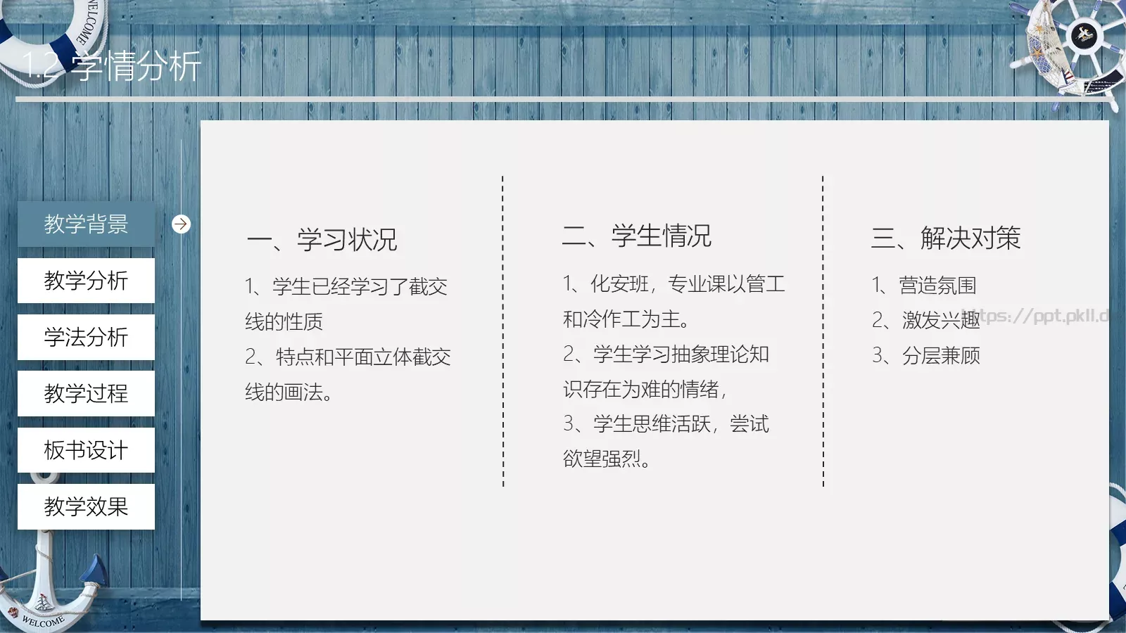 教师通用说课模板 第 5 页预览图