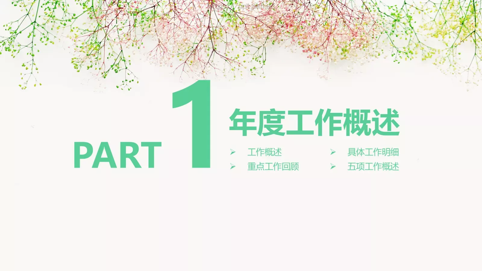 教学说课清新淡雅PPT模板 第 3 页缩略图