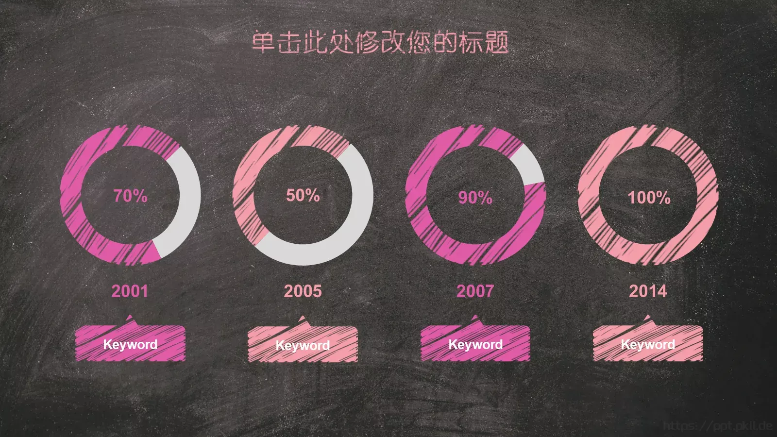 粉色手绘毕业答辩工作总结PPT模板 第 11 页预览图
