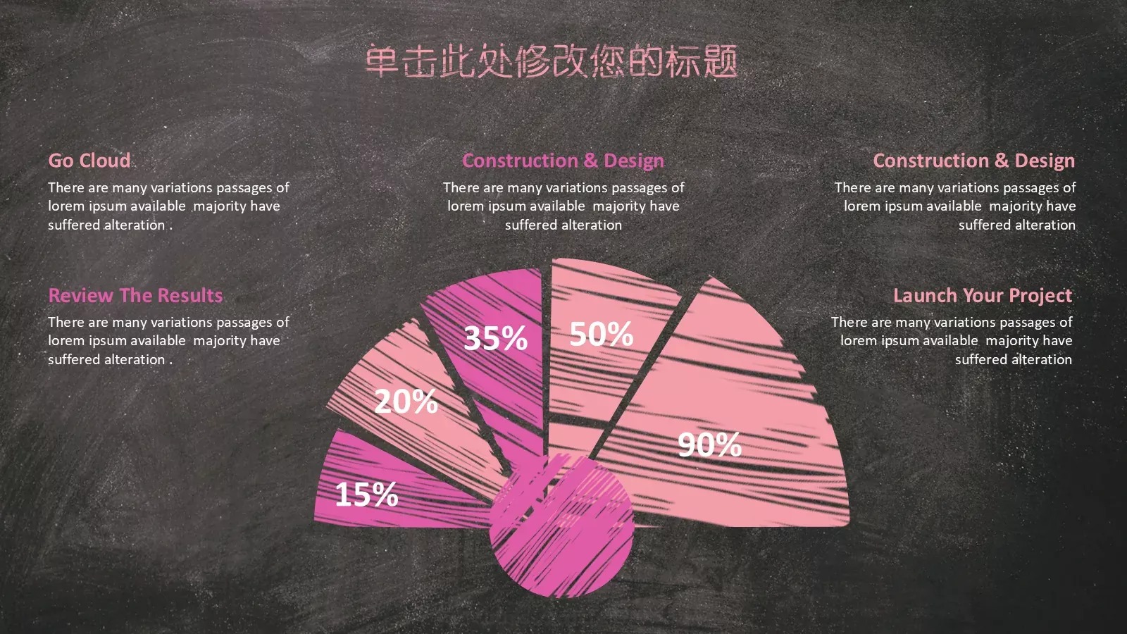 粉色手绘毕业答辩工作总结PPT模板 第 13 页预览图