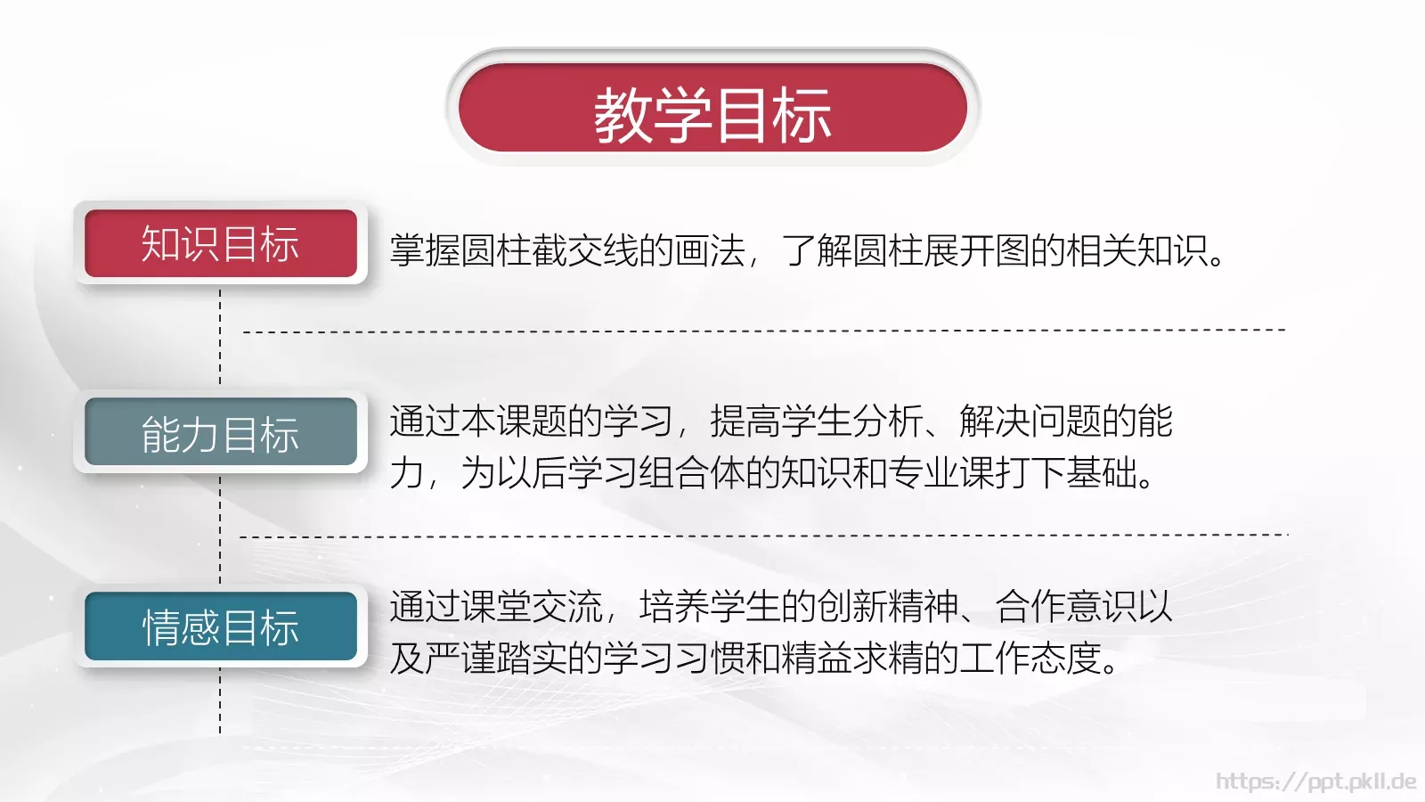 信息化教学设计说课PPT模板 第 6 页预览图