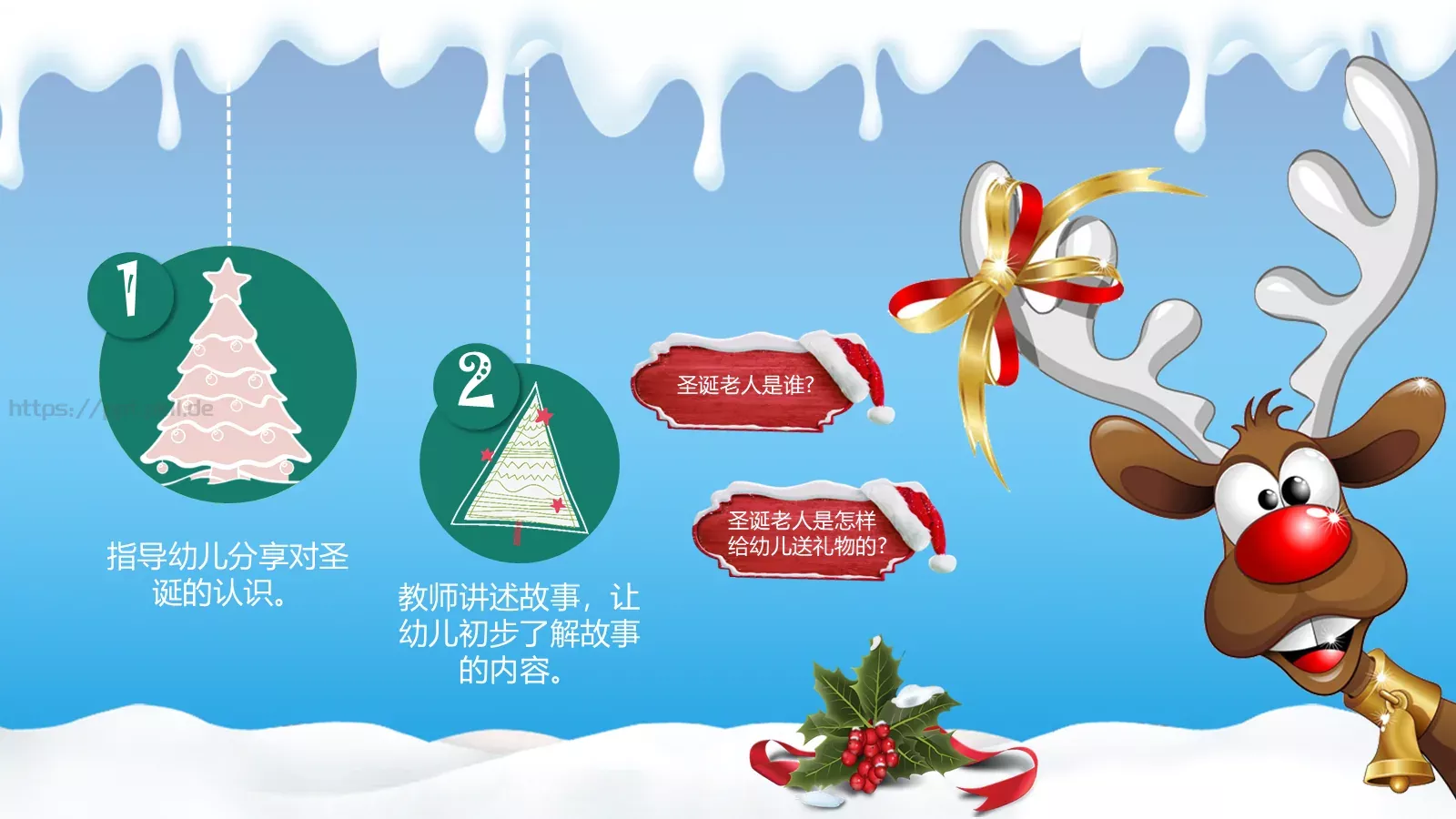 幼儿园圣诞活动策划PPT模板 第 13 页预览图