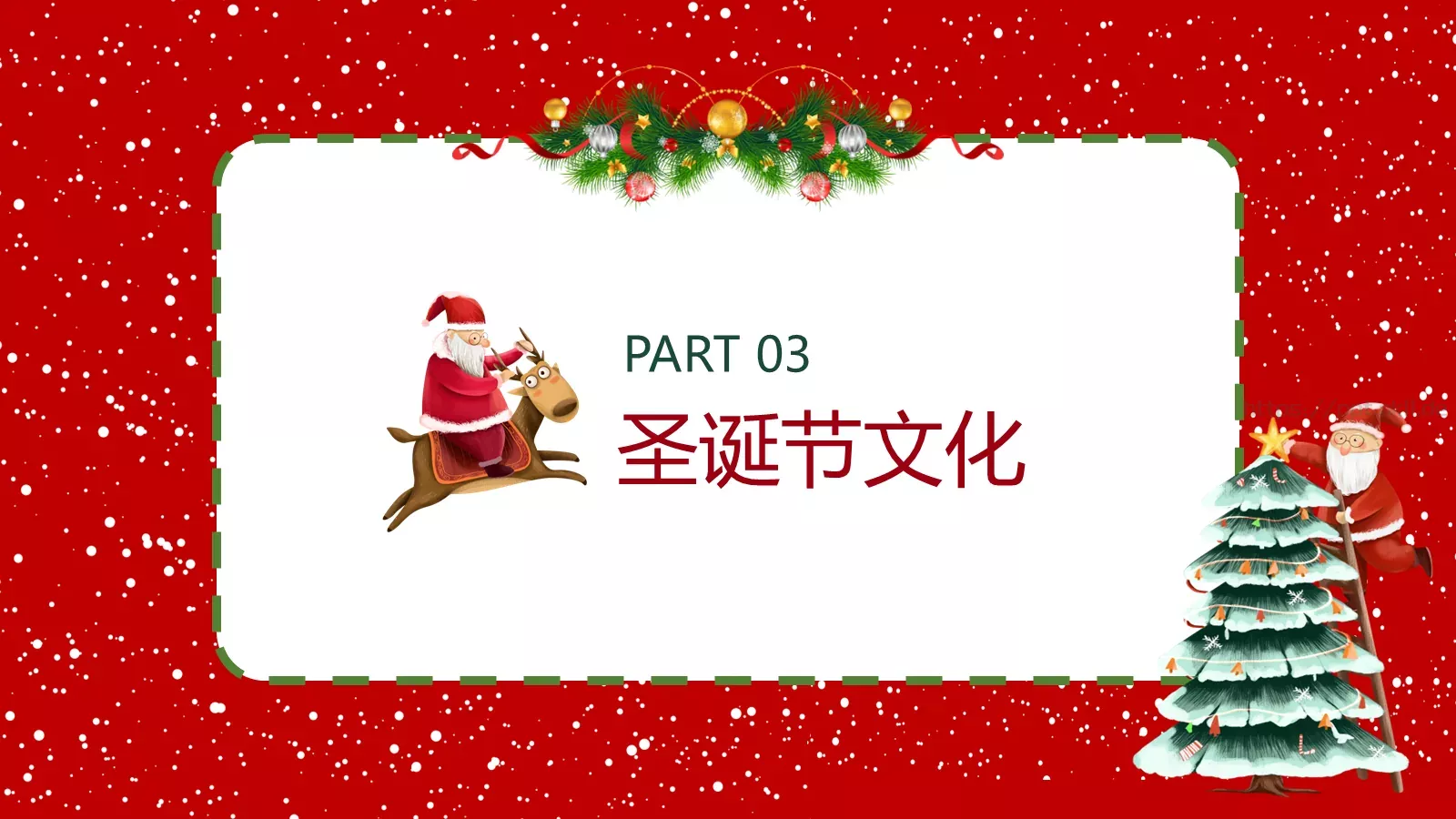 圣诞节PPT模板 第 12 页预览图