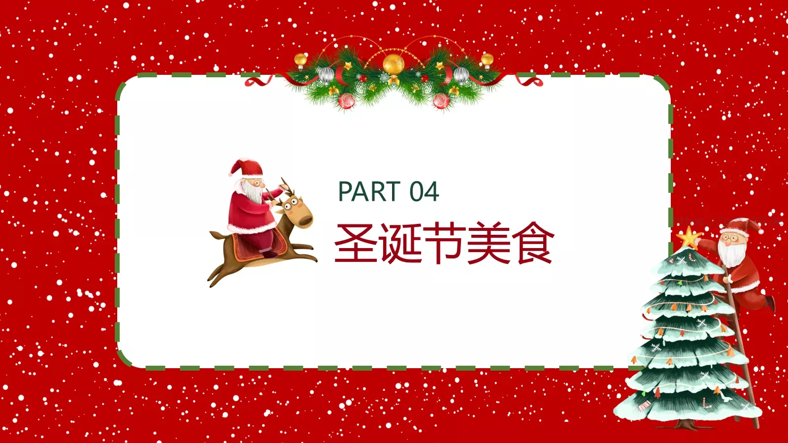 圣诞节PPT模板 第 17 页预览图