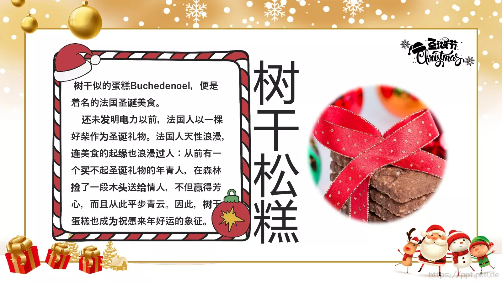 圣诞节PPT模板 第 19 页预览图