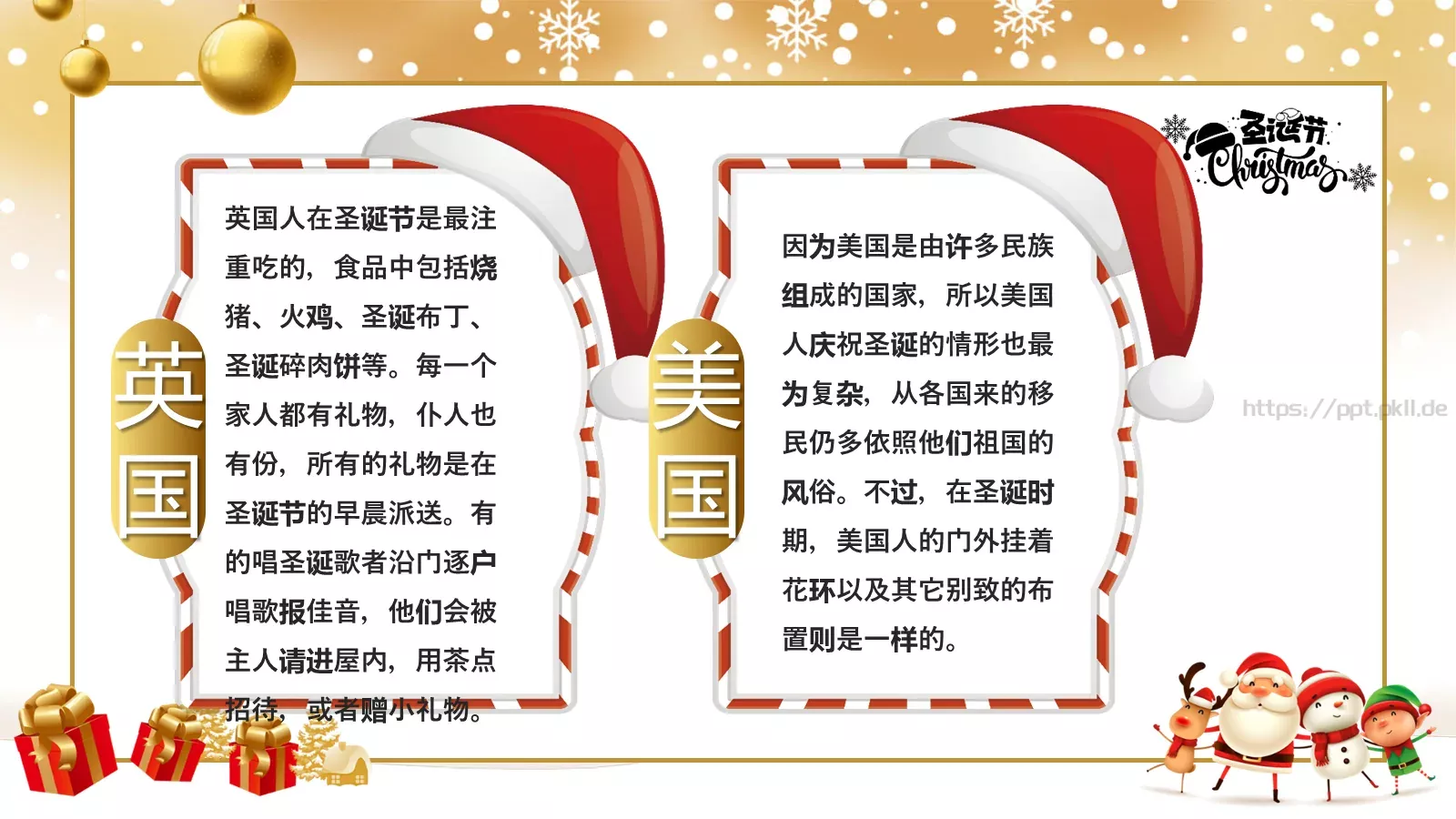 圣诞节PPT模板 第 24 页预览图