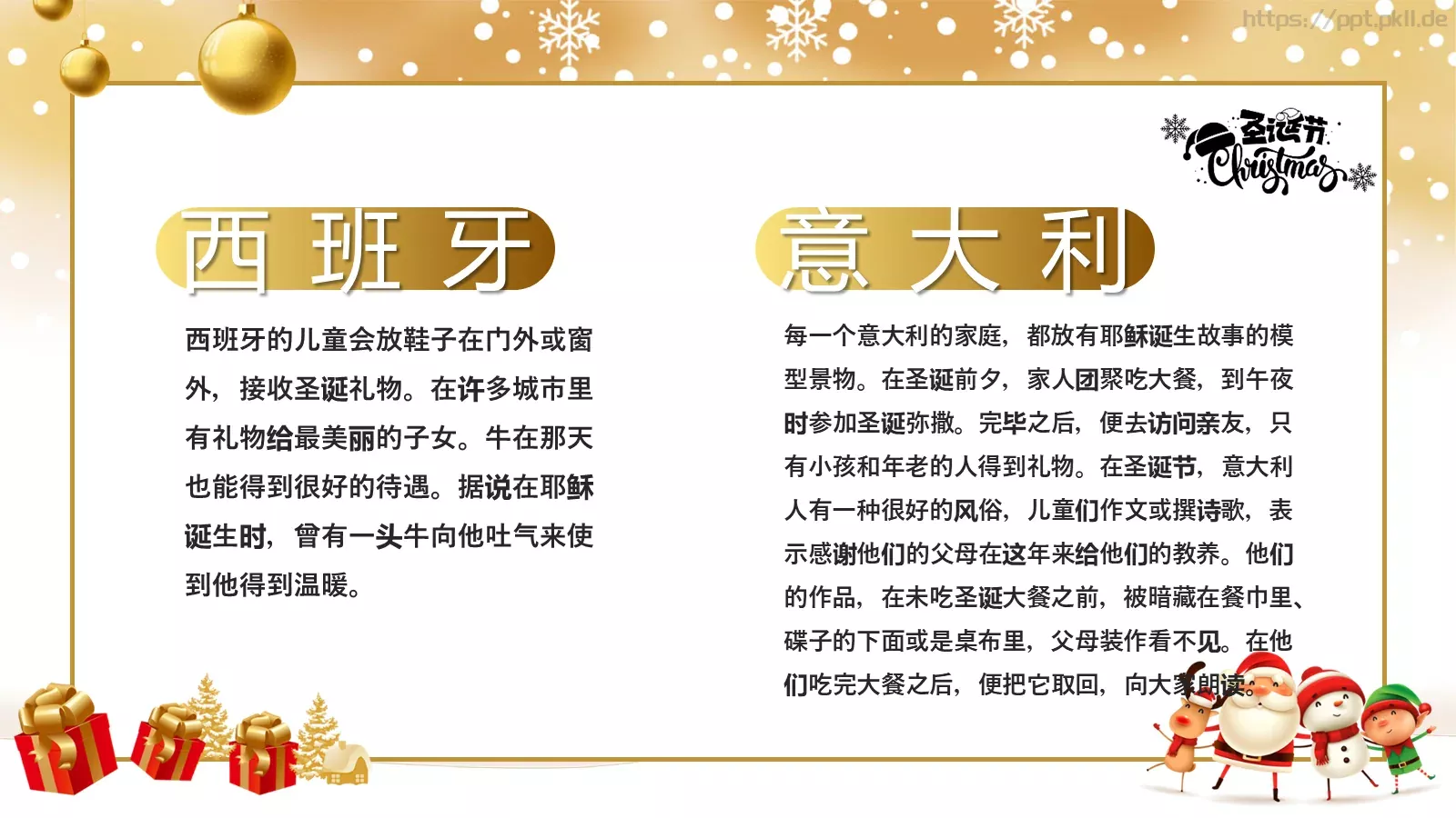 圣诞节PPT模板 第 26 页预览图