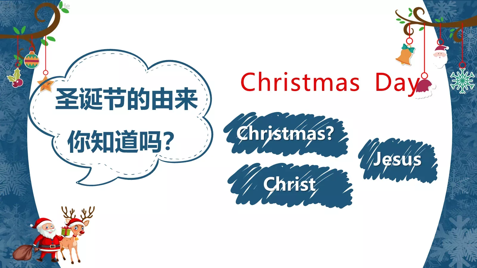 圣诞节主题班会模板 第 4 页缩略图
