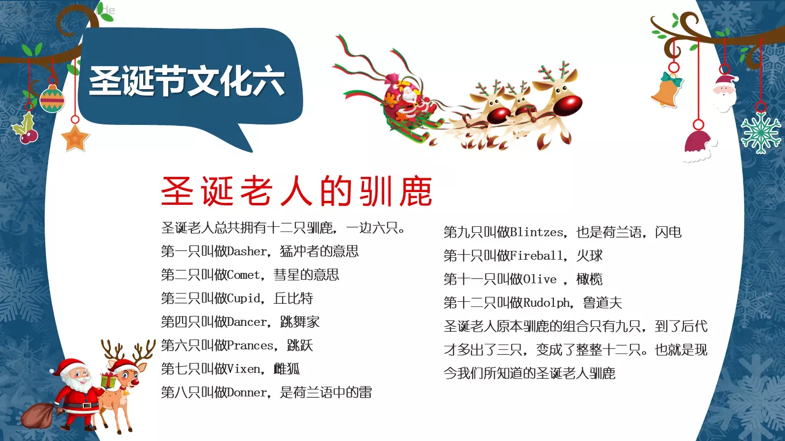 圣诞节主题班会模板 第 14 页预览图