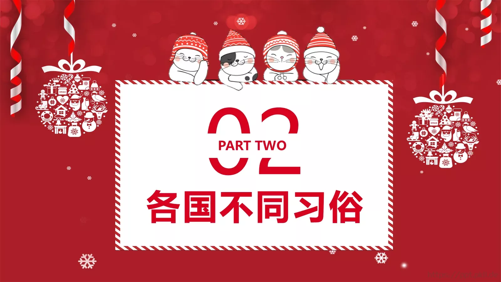 圣诞习俗介绍PPT模板 第 11 页预览图