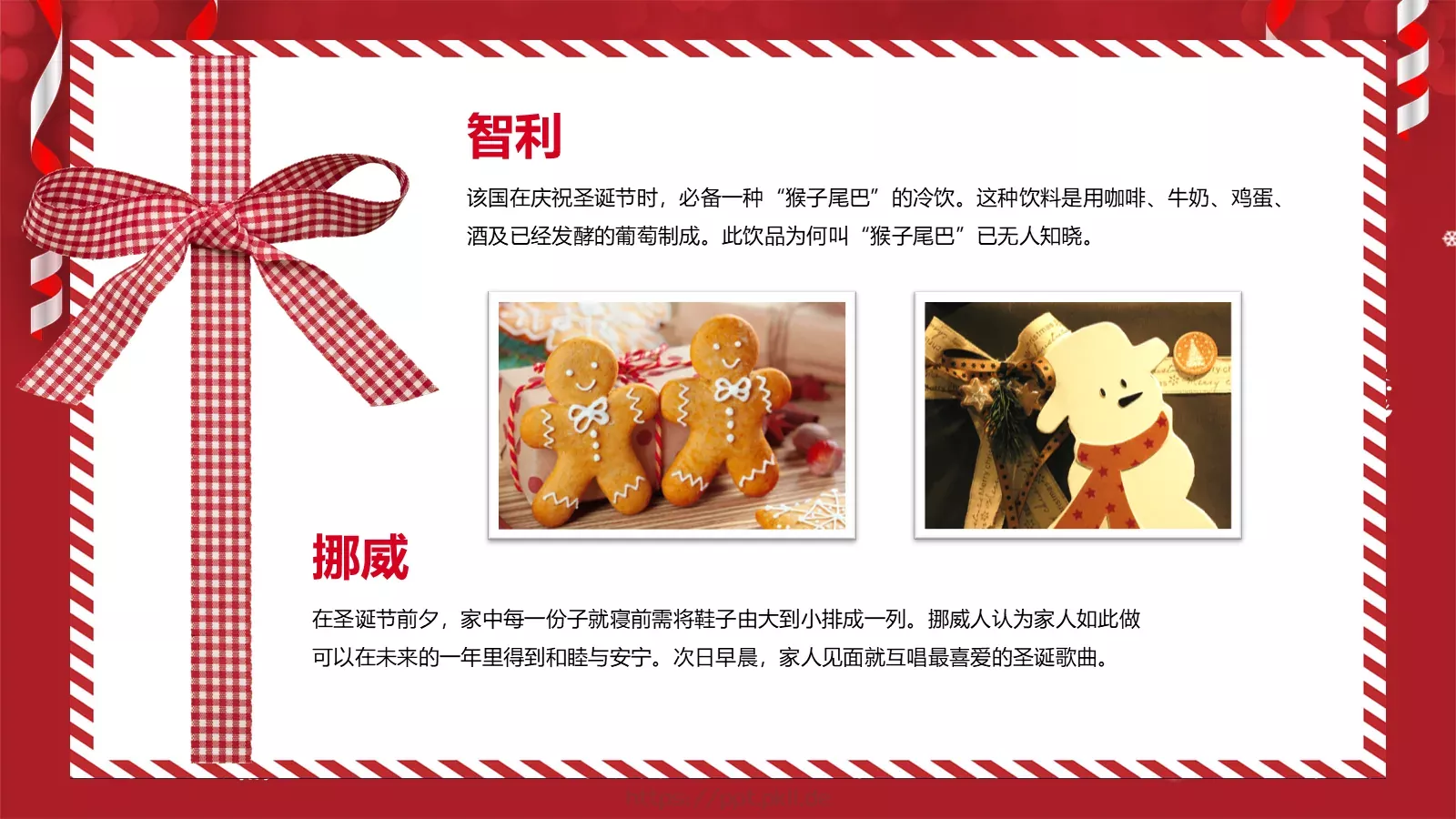 圣诞习俗介绍PPT模板 第 18 页预览图