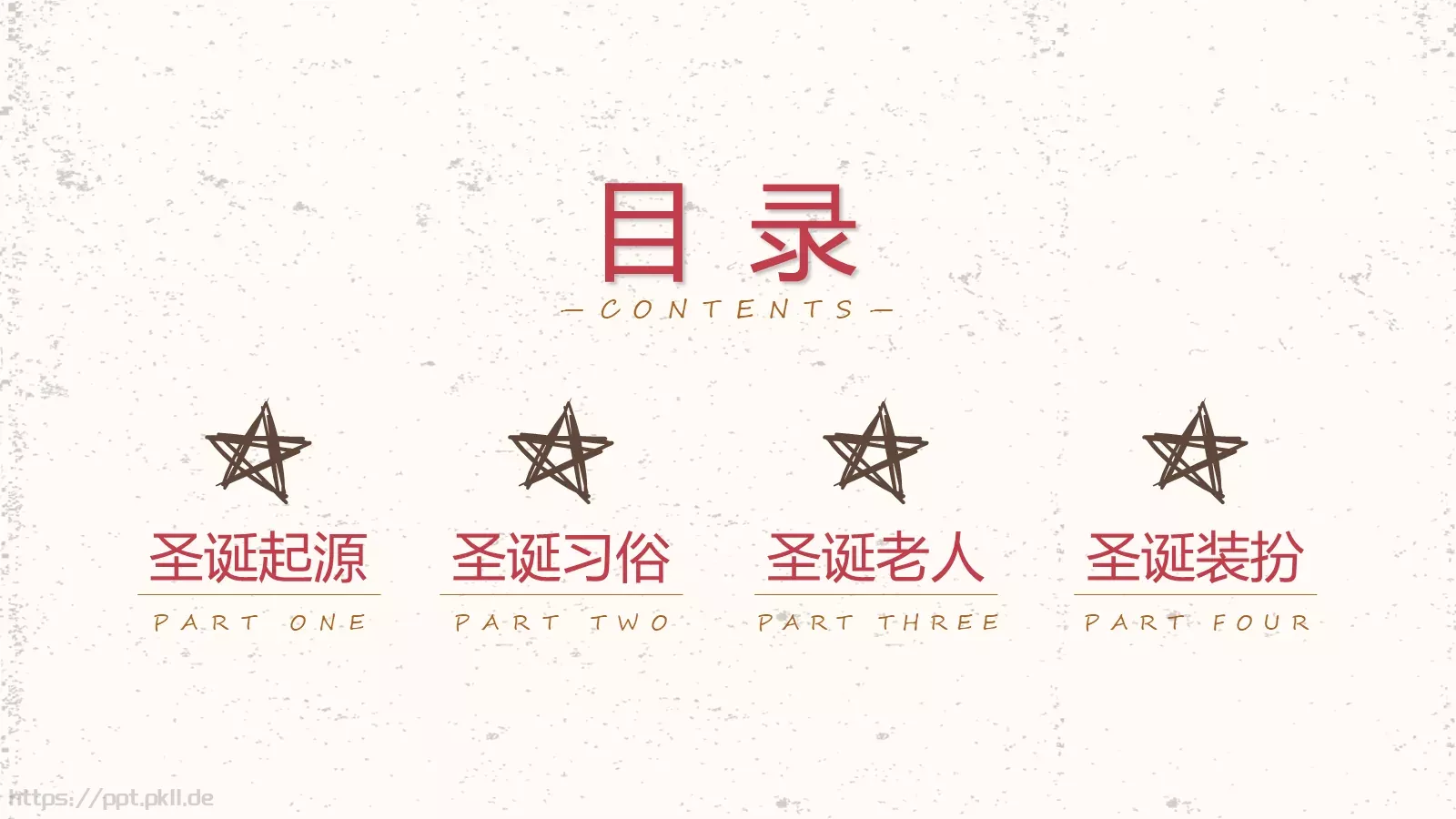 圣诞快乐PPT模板 第 2 页缩略图