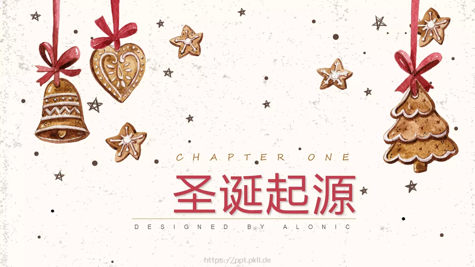 圣诞快乐PPT模板 第 3 页缩略图