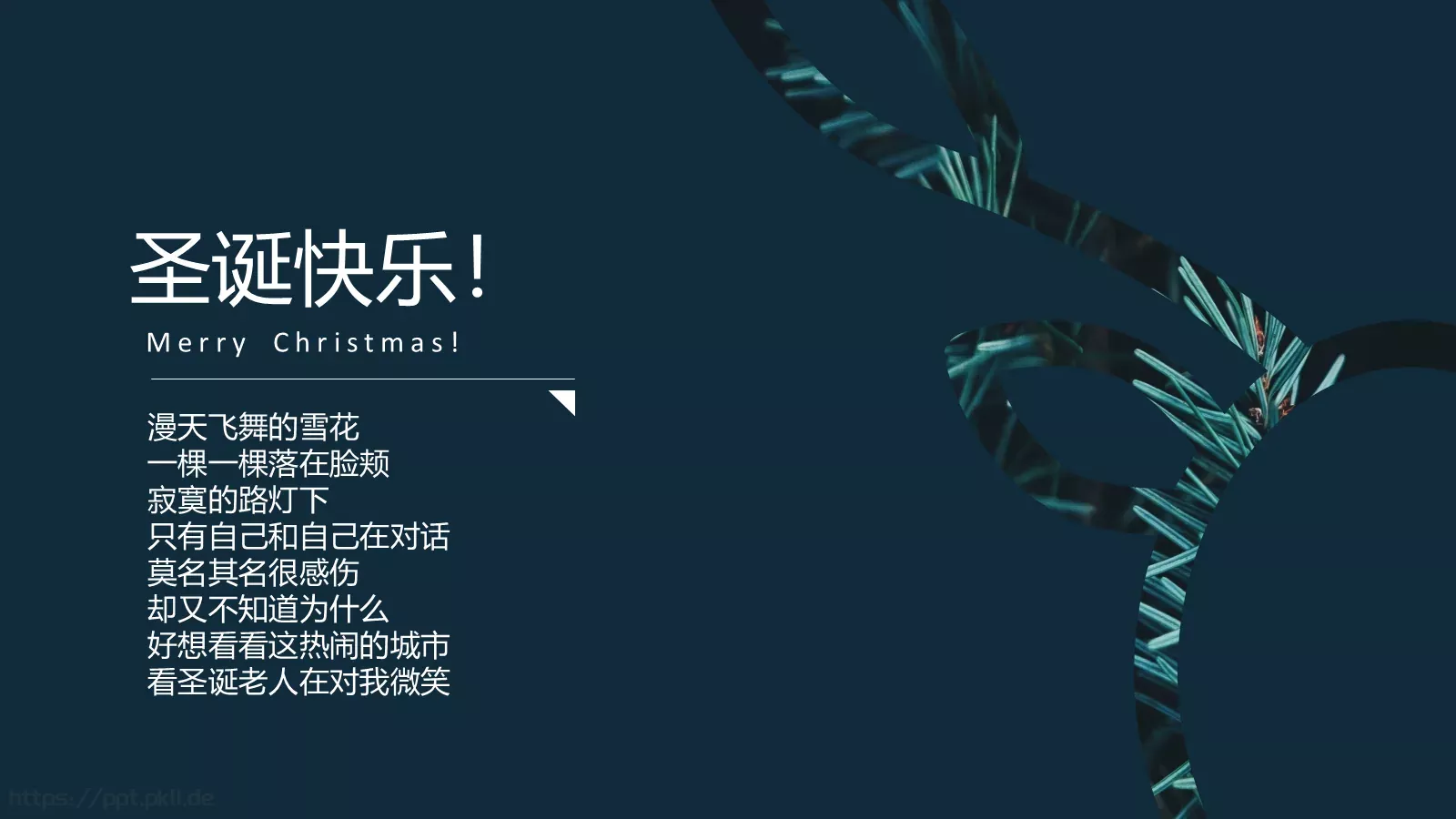 圣诞节汇报PPT模板 第 4 页缩略图