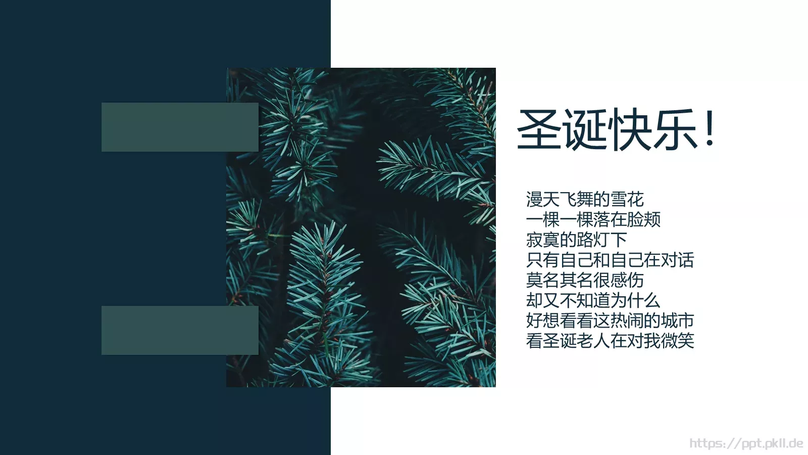圣诞节汇报PPT模板 第 14 页预览图