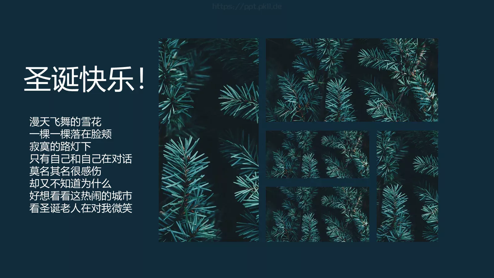 圣诞节汇报PPT模板 第 18 页预览图