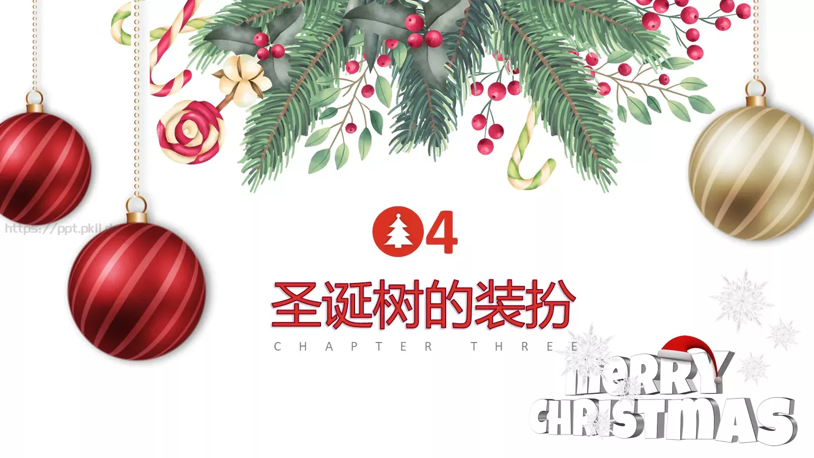 圣诞快乐PPT模板 第 20 页预览图