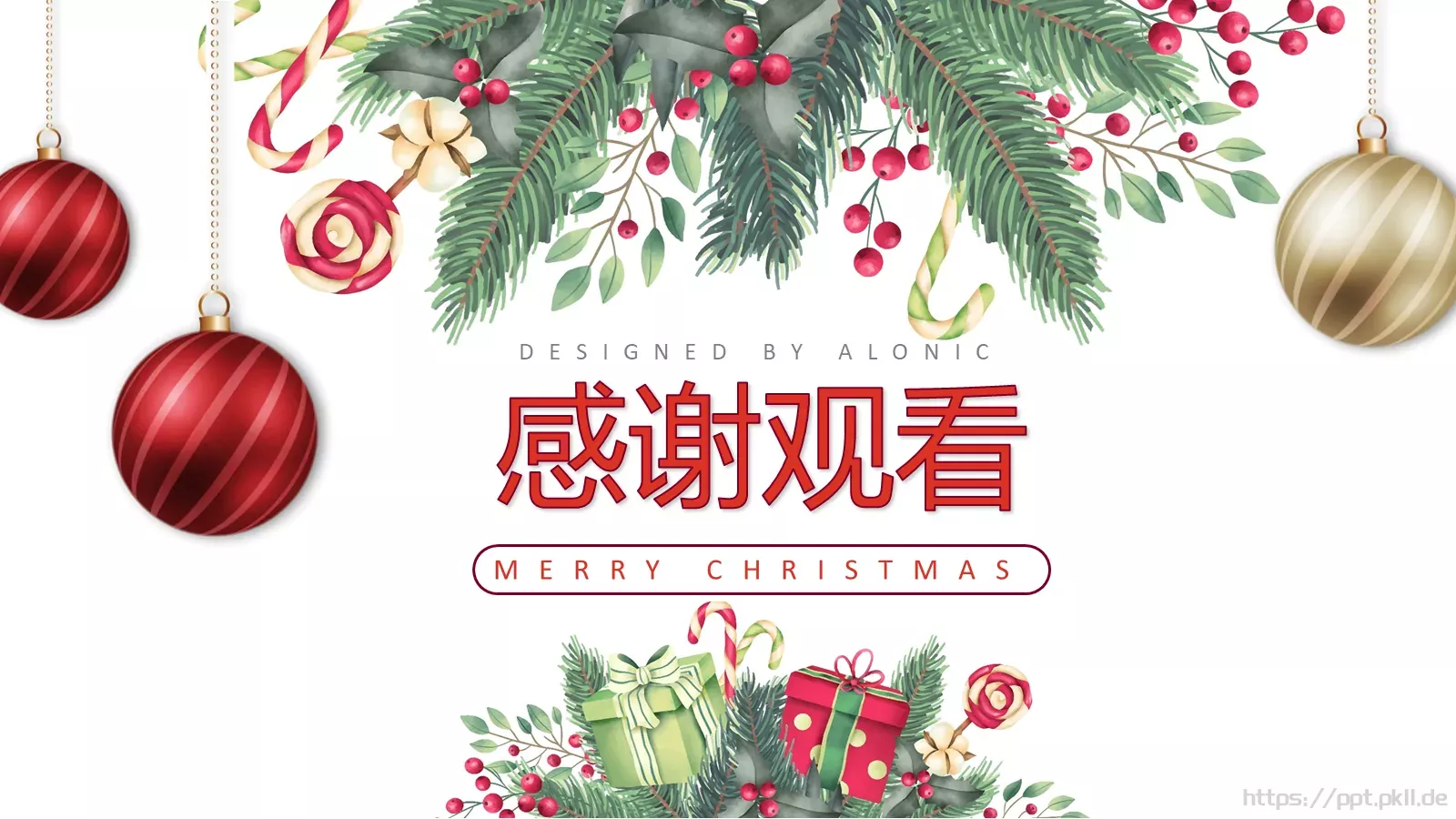 圣诞快乐PPT模板 第 25 页预览图