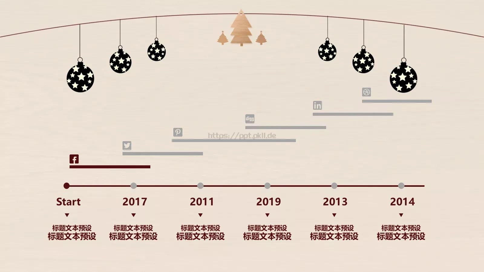 圣诞节通用模板 第 5 页预览图