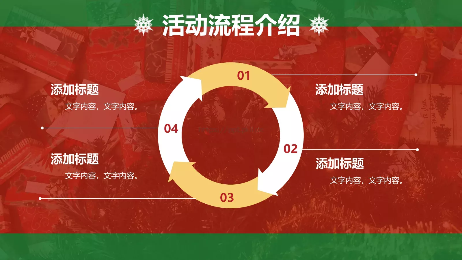 圣诞节活动策划PPT模板 第 6 页预览图