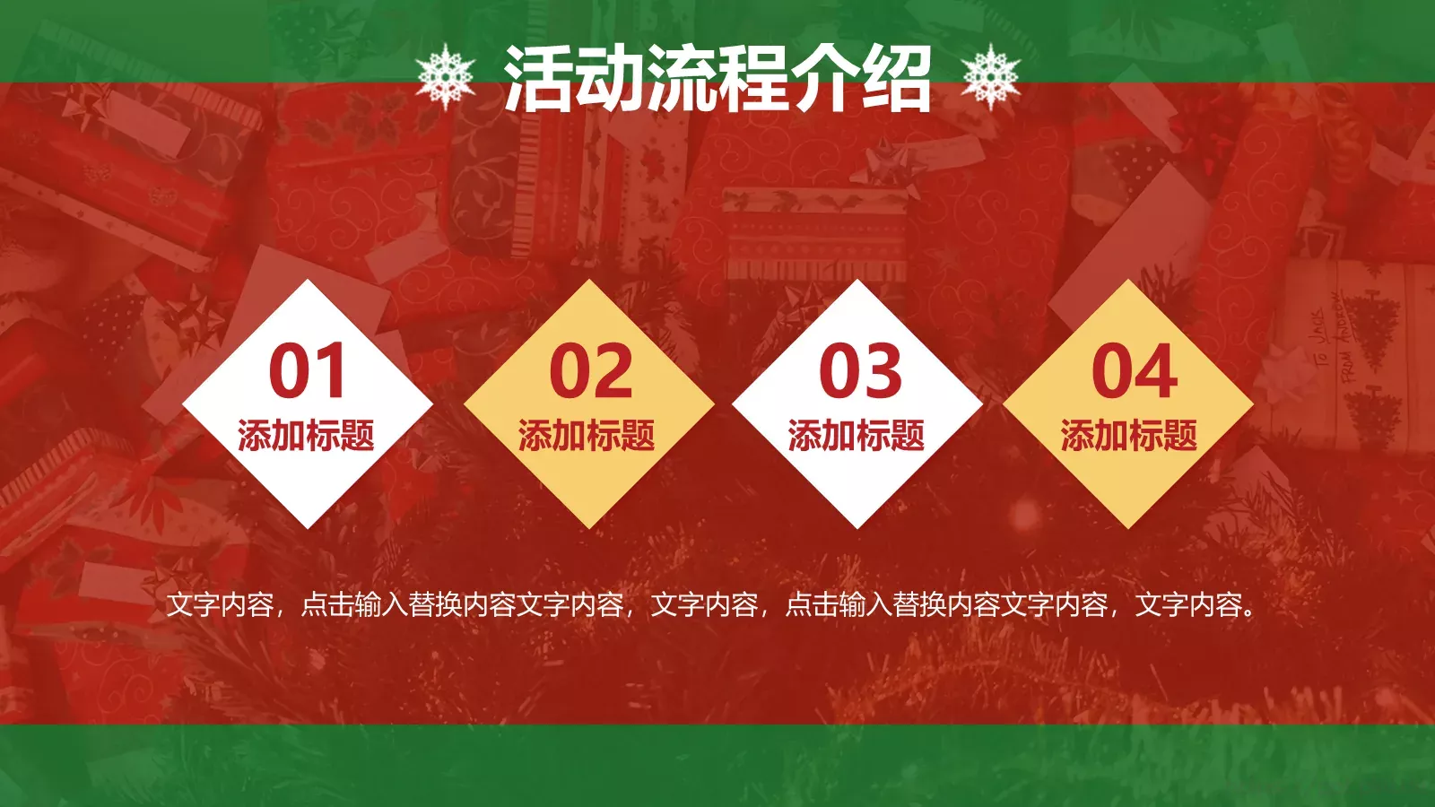 圣诞节活动策划PPT模板 第 5 页预览图