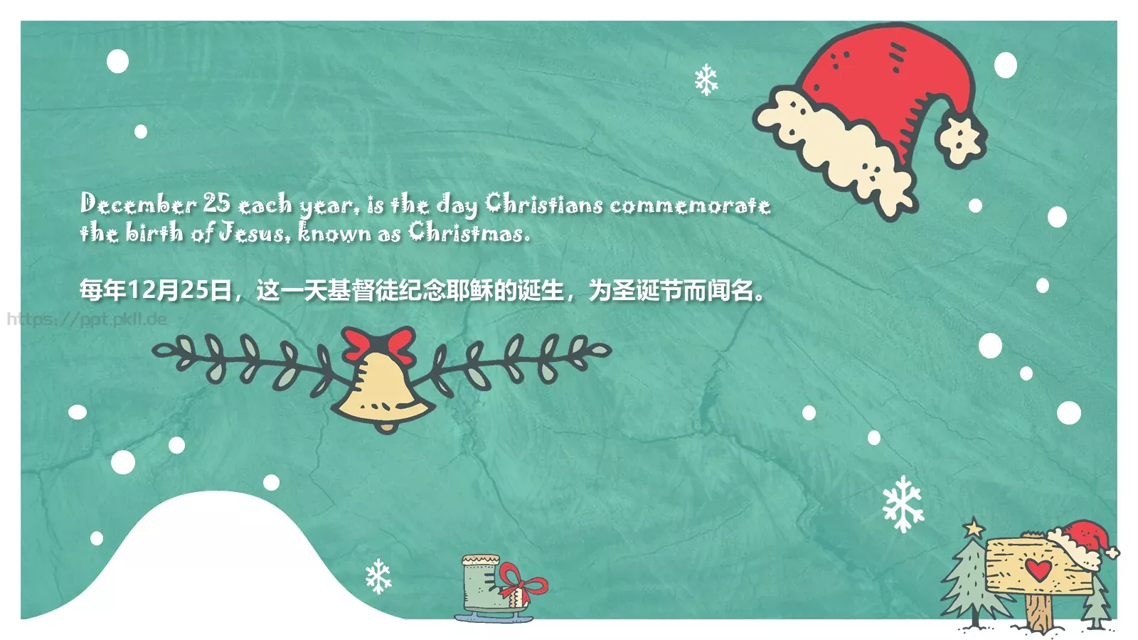 圣诞节PPT模板 第 2 页缩略图