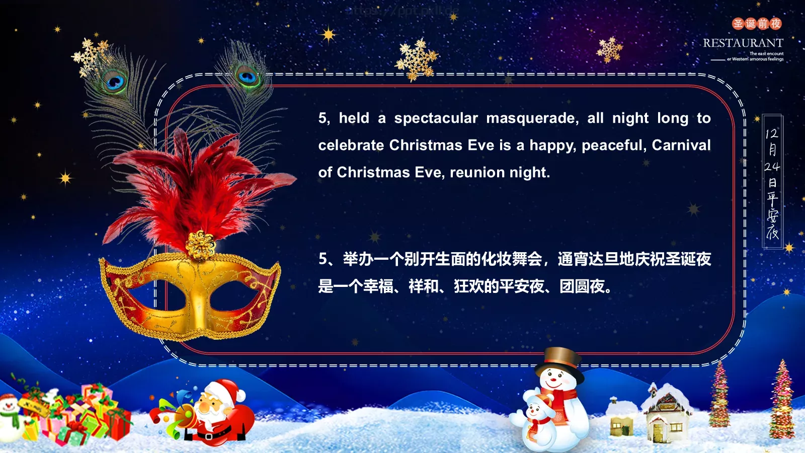 平安夜英文介绍课件 第 15 页预览图