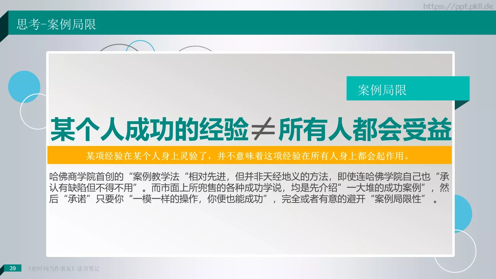 把时间当作朋友产品介绍PPT模板 第 39 页预览图