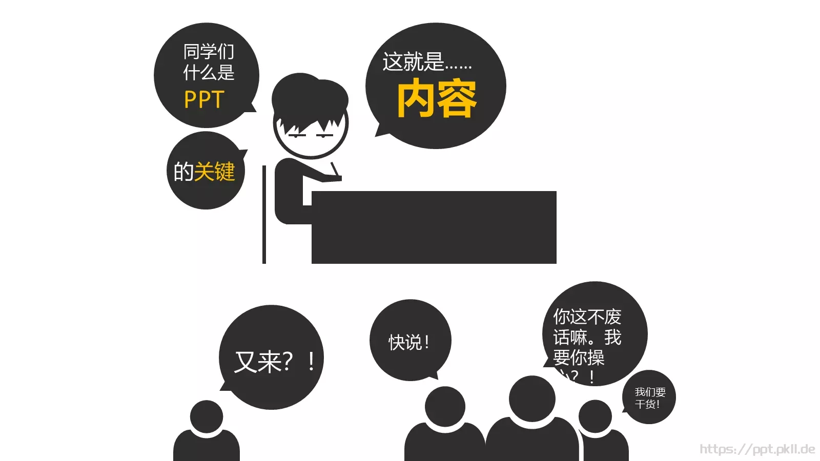 今天我们来说说怎么做PPT模板 第 7 页预览图