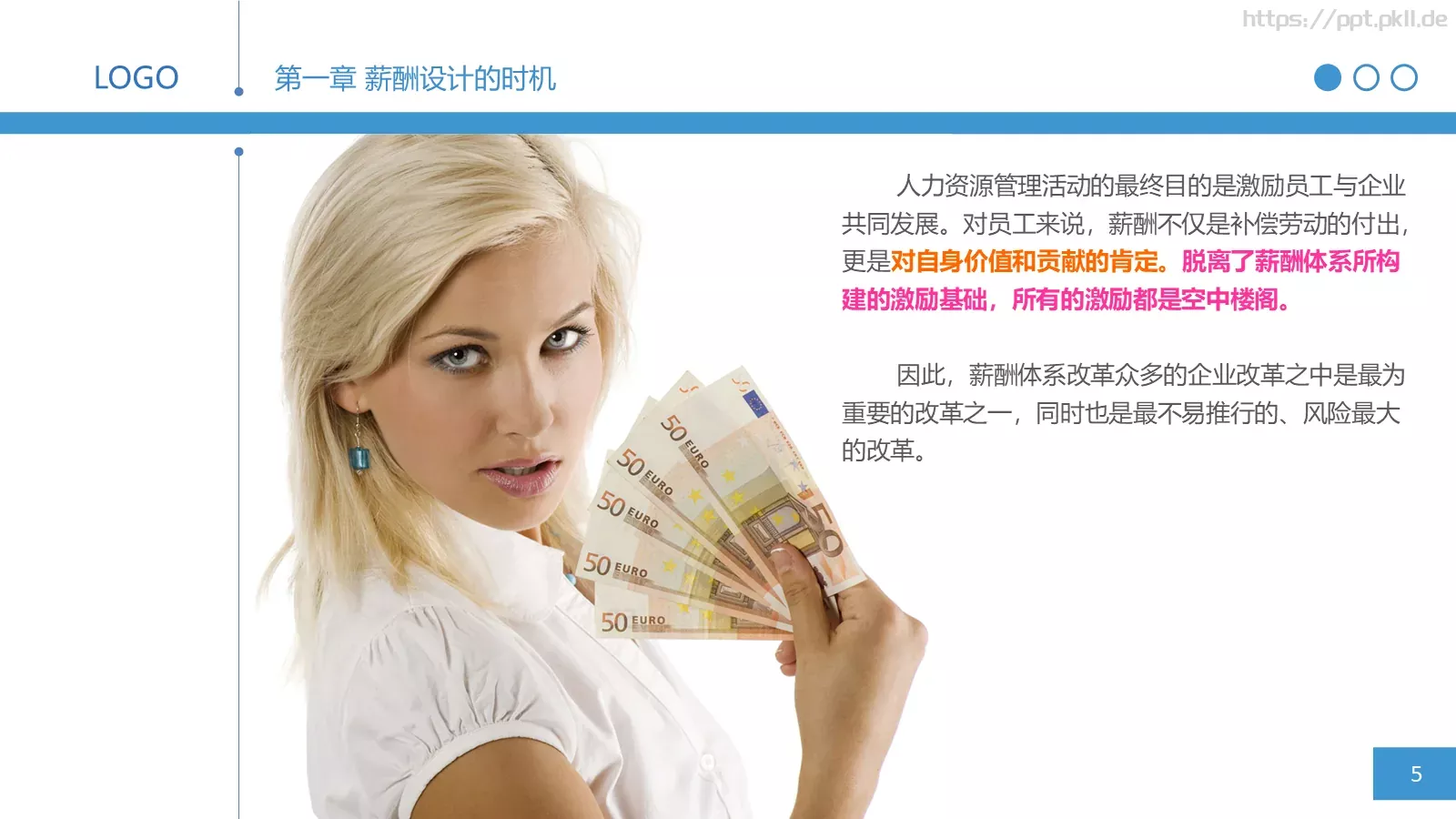 人力资源部内训之三PPT模板 第 5 页预览图