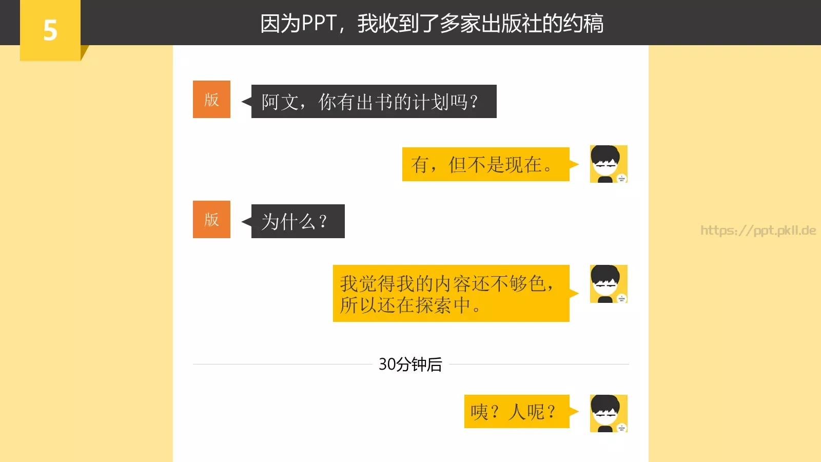 去年，我过得很色PPT模板 第 13 页预览图