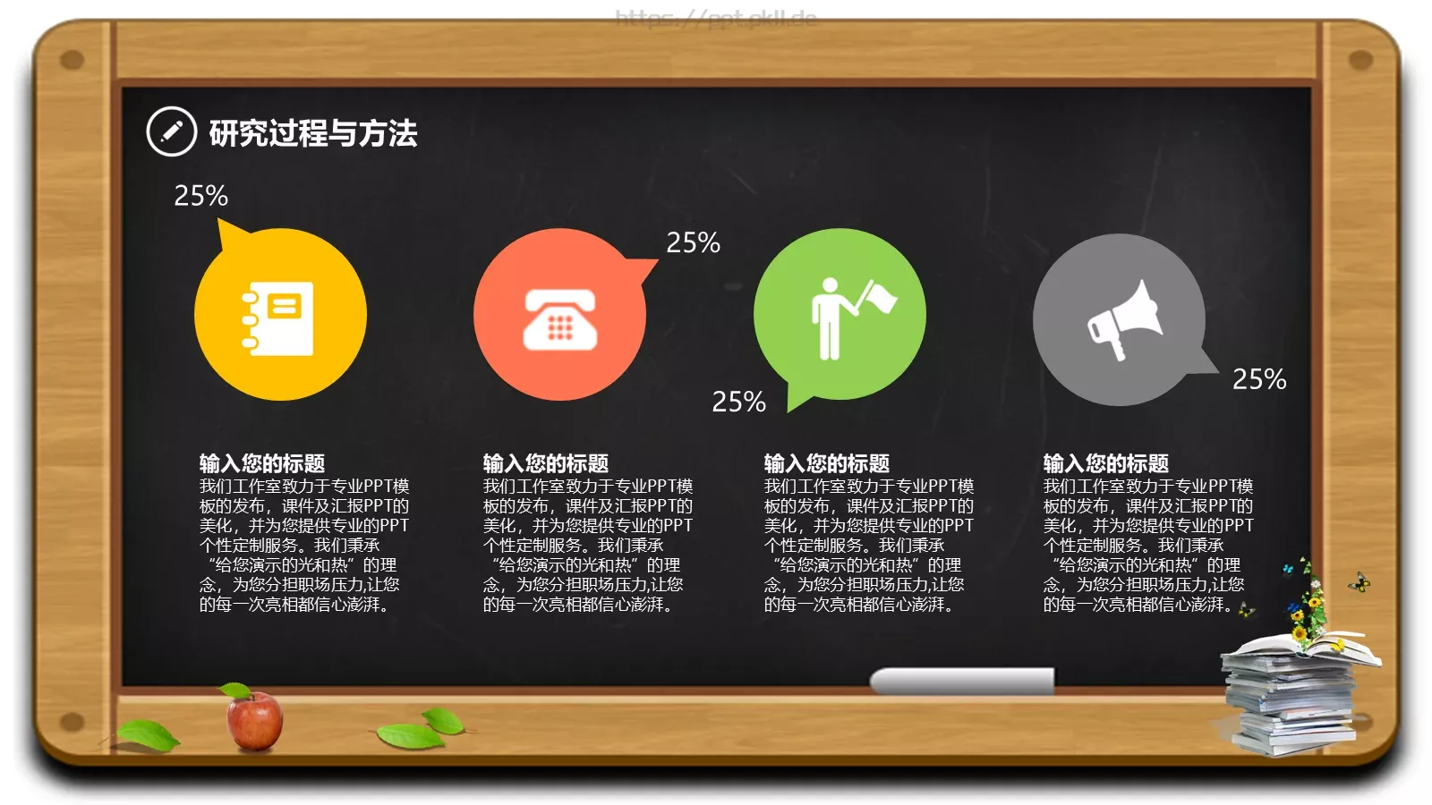 论文答辩PPT模板 第 14 页预览图