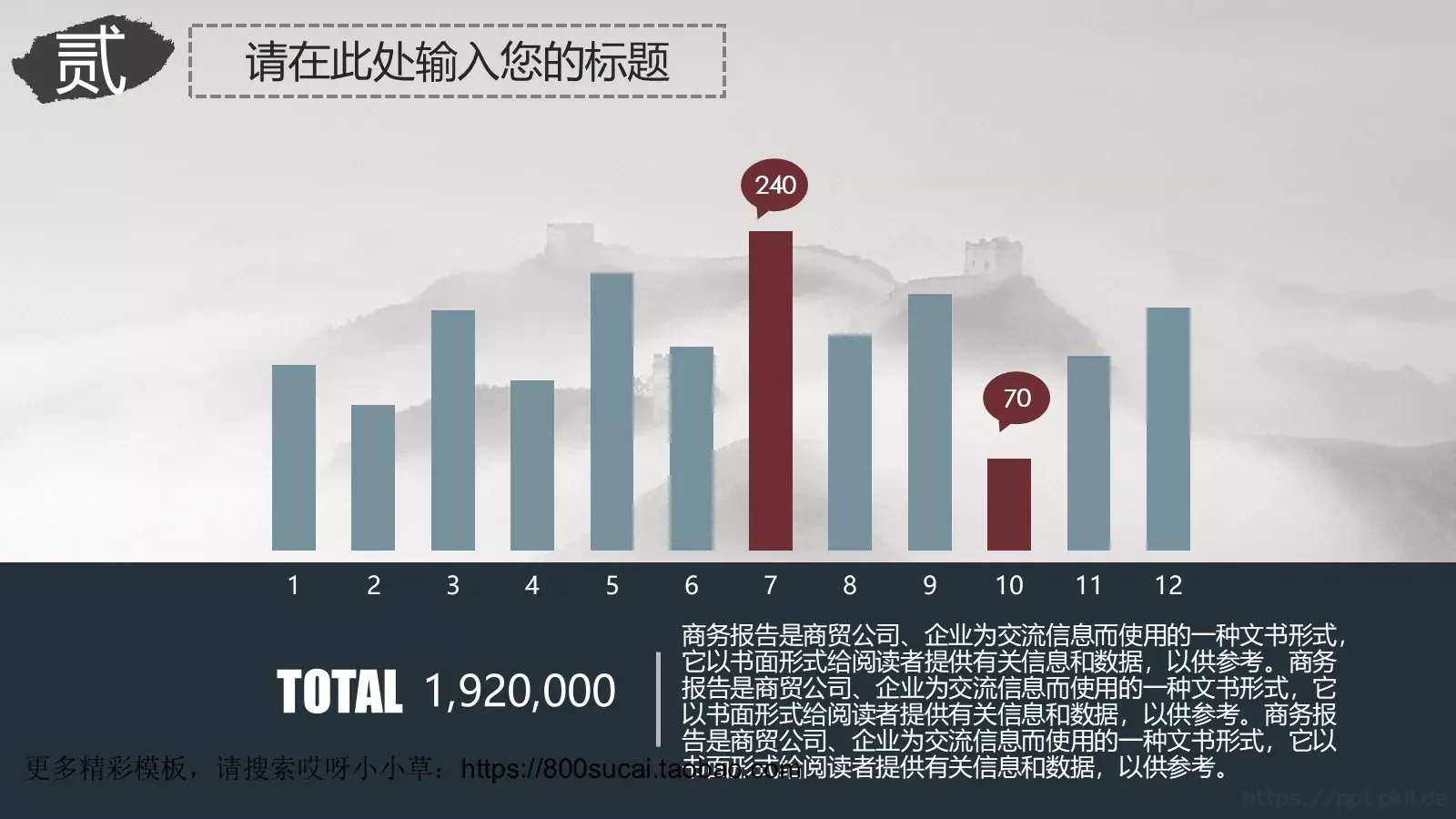 商务汇报PPT模板 第 12 页预览图
