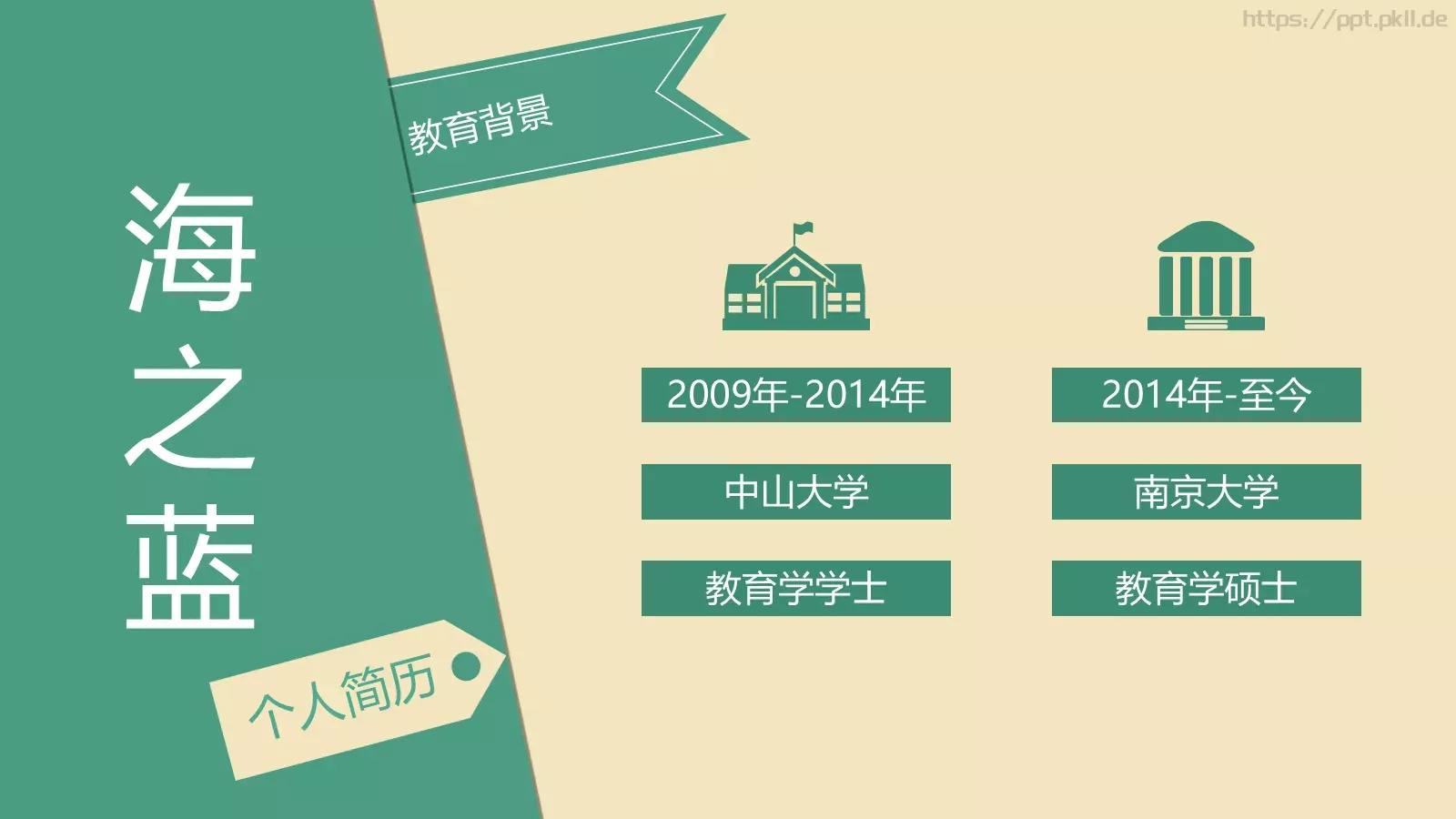 个人简历求职模板 第 3 页缩略图
