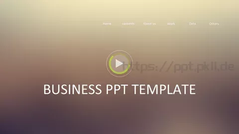 个人简历PPT模板 缩略图