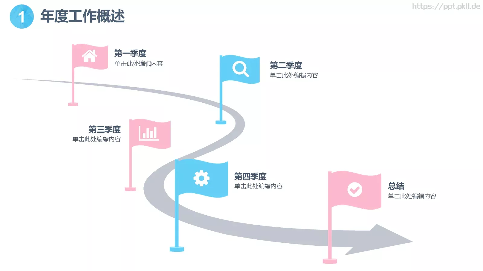 工作计划PPT模板 第 8 页预览图
