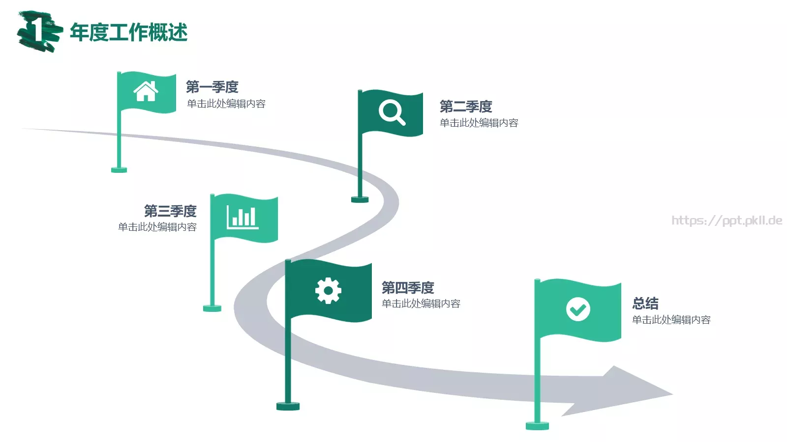 工作计划PPT模板 第 8 页预览图